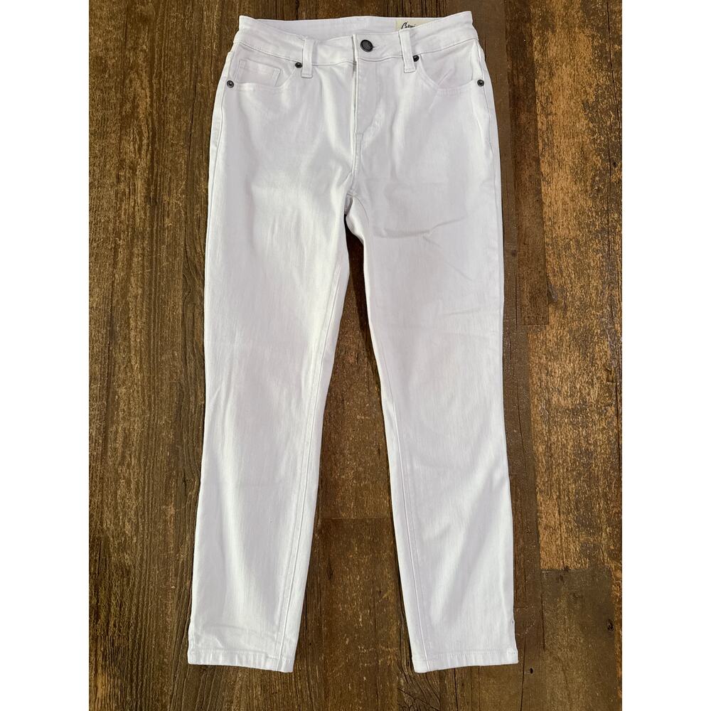 Cosmic Blue Love Milo Side Split Capri Skinny Jeans